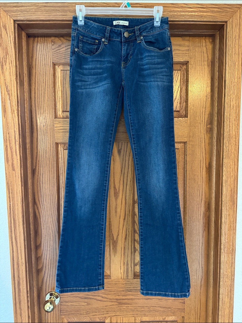 CAbi Mid-Blue Flare Jeans
